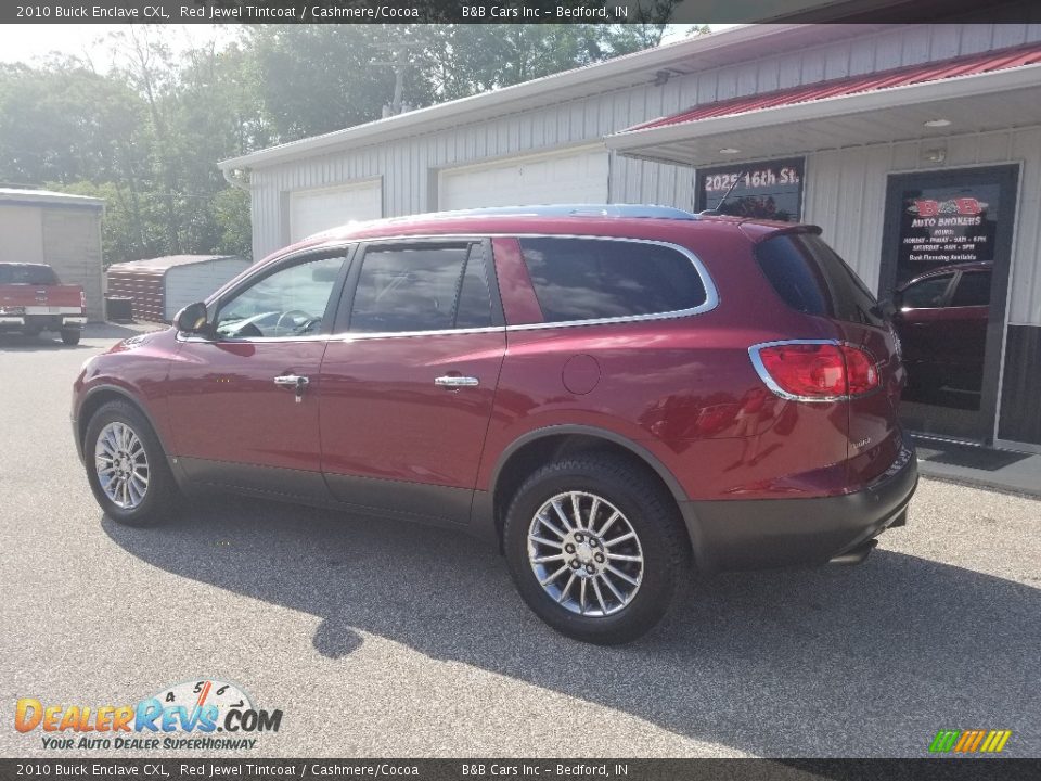 2010 Buick Enclave CXL Red Jewel Tintcoat / Cashmere/Cocoa Photo #3