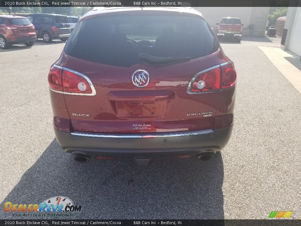 2010 Buick Enclave CXL Red Jewel Tintcoat / Cashmere/Cocoa Photo #4