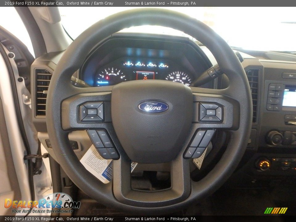 2019 Ford F150 XL Regular Cab Oxford White / Earth Gray Photo #13