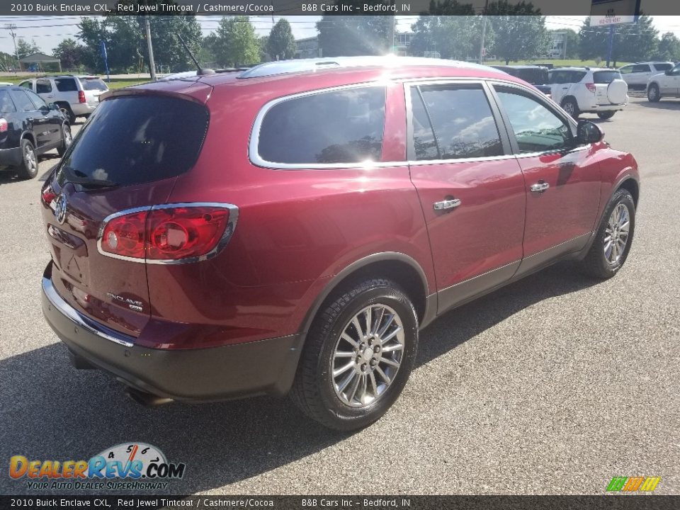 2010 Buick Enclave CXL Red Jewel Tintcoat / Cashmere/Cocoa Photo #5