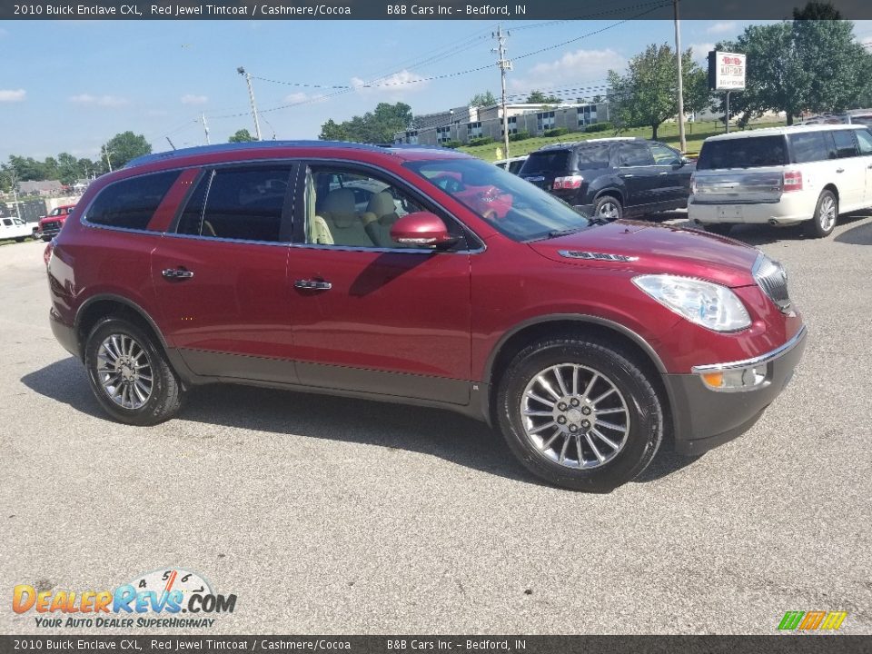 2010 Buick Enclave CXL Red Jewel Tintcoat / Cashmere/Cocoa Photo #6