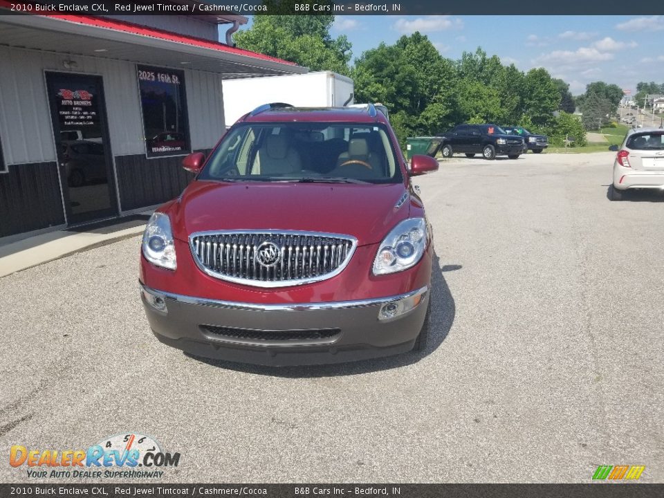 2010 Buick Enclave CXL Red Jewel Tintcoat / Cashmere/Cocoa Photo #8