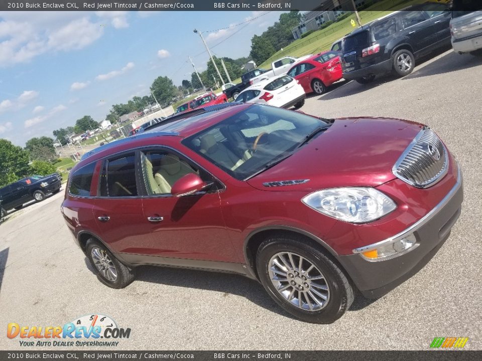 2010 Buick Enclave CXL Red Jewel Tintcoat / Cashmere/Cocoa Photo #29