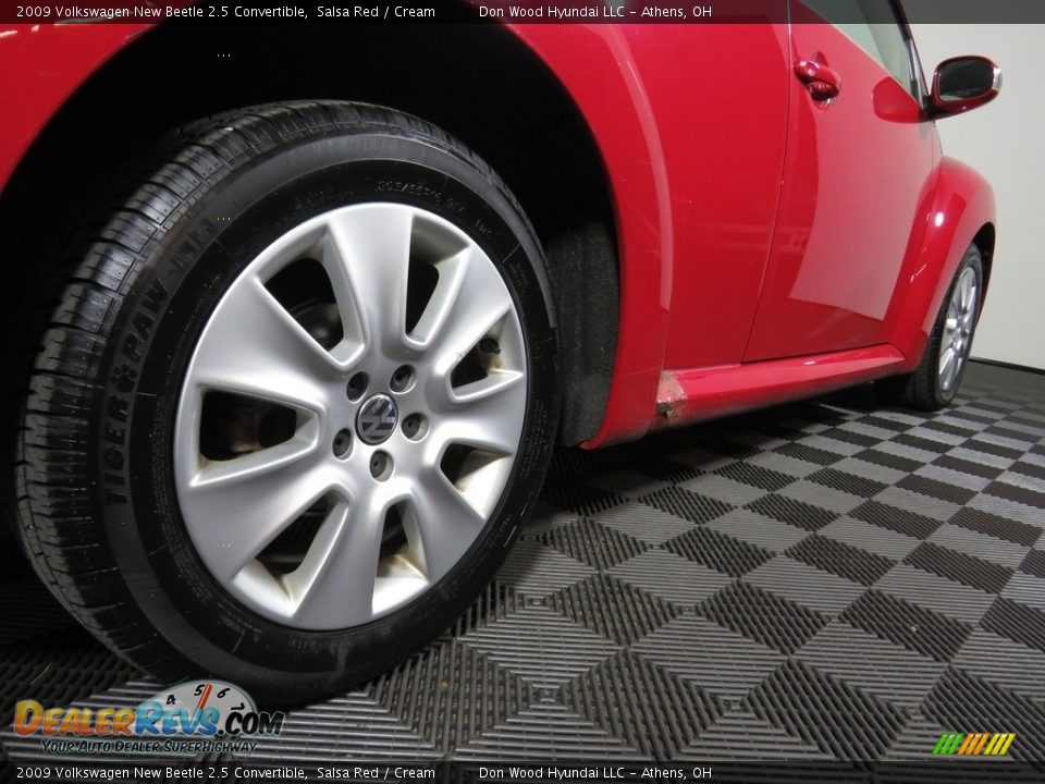 2009 Volkswagen New Beetle 2.5 Convertible Salsa Red / Cream Photo #15