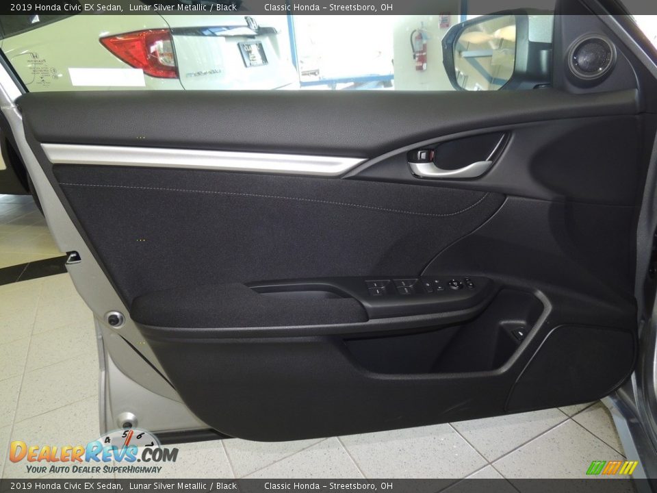 2019 Honda Civic EX Sedan Lunar Silver Metallic / Black Photo #9