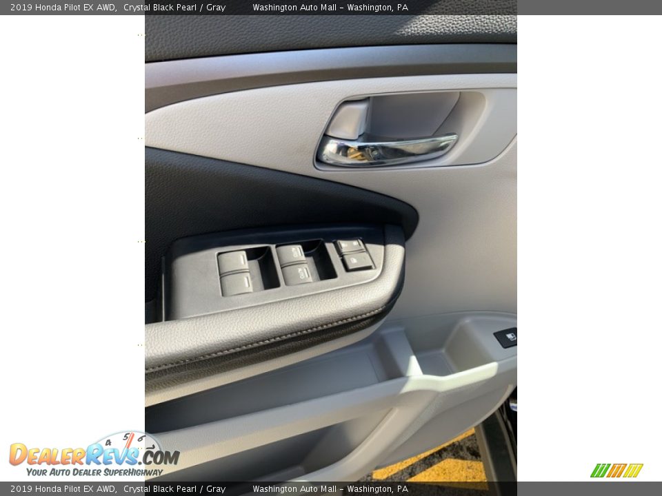 2019 Honda Pilot EX AWD Crystal Black Pearl / Gray Photo #11