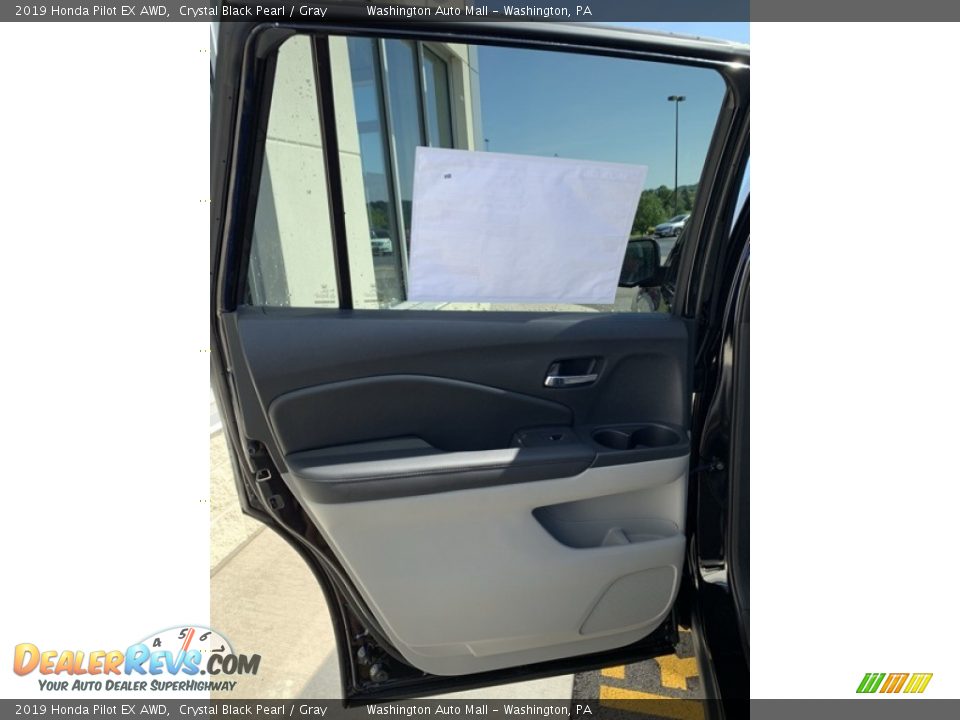 2019 Honda Pilot EX AWD Crystal Black Pearl / Gray Photo #16