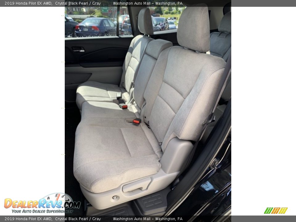2019 Honda Pilot EX AWD Crystal Black Pearl / Gray Photo #18