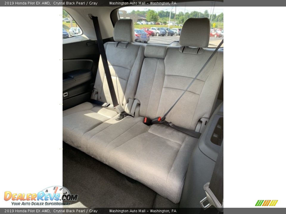 2019 Honda Pilot EX AWD Crystal Black Pearl / Gray Photo #21