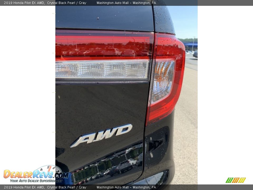 2019 Honda Pilot EX AWD Crystal Black Pearl / Gray Photo #24