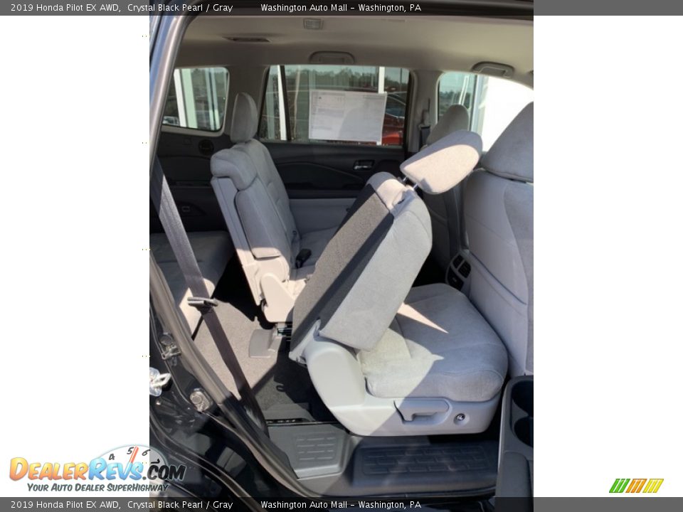 2019 Honda Pilot EX AWD Crystal Black Pearl / Gray Photo #27