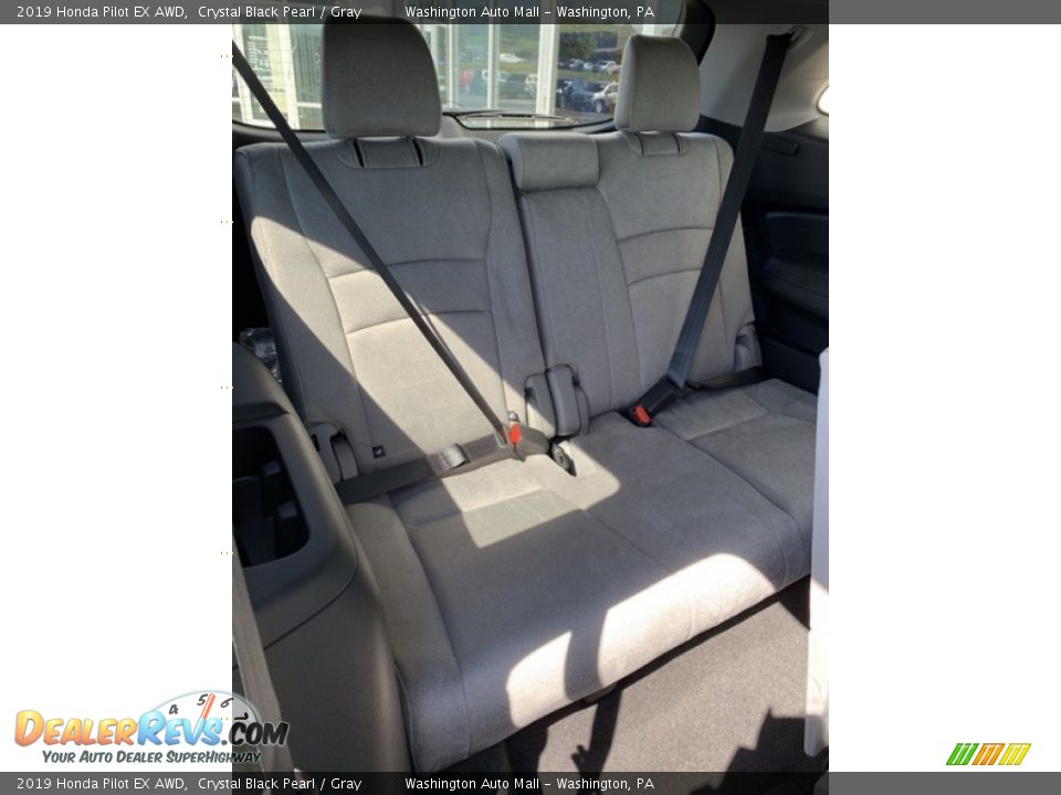 2019 Honda Pilot EX AWD Crystal Black Pearl / Gray Photo #28
