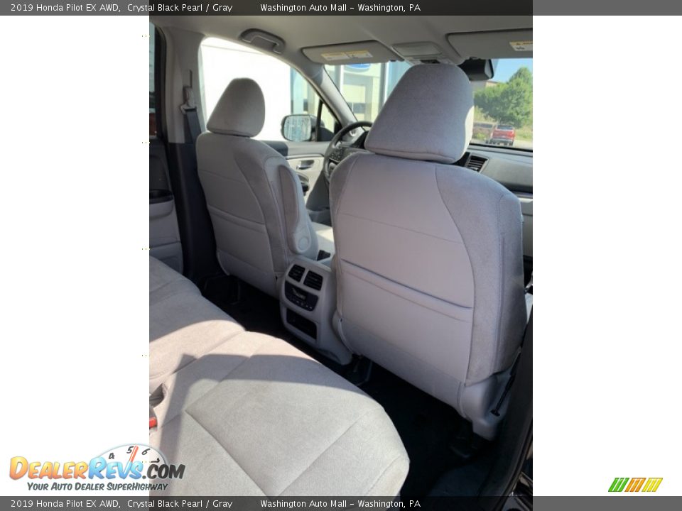 2019 Honda Pilot EX AWD Crystal Black Pearl / Gray Photo #29