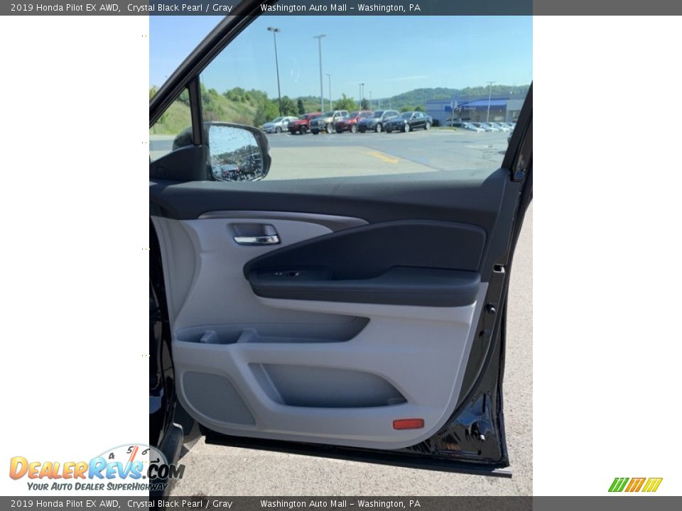 2019 Honda Pilot EX AWD Crystal Black Pearl / Gray Photo #30