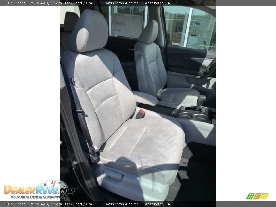 2019 Honda Pilot EX AWD Crystal Black Pearl / Gray Photo #31