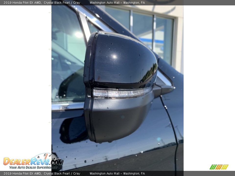 2019 Honda Pilot EX AWD Crystal Black Pearl / Gray Photo #33