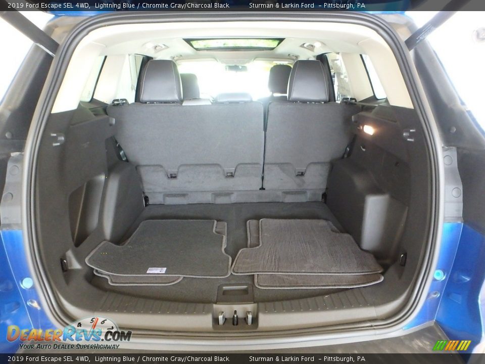 2019 Ford Escape SEL 4WD Lightning Blue / Chromite Gray/Charcoal Black Photo #3