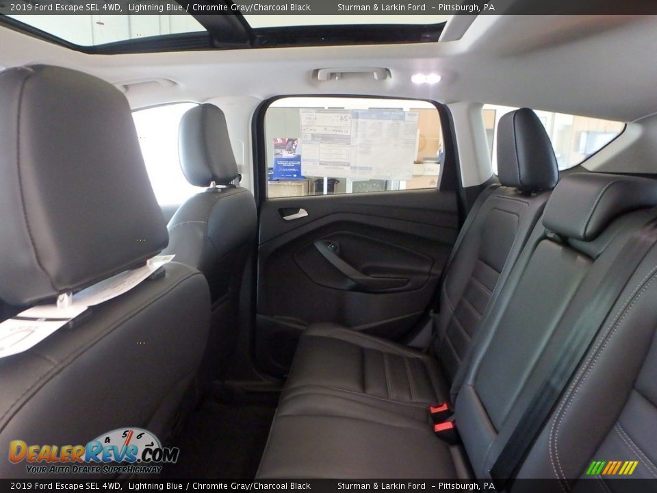 2019 Ford Escape SEL 4WD Lightning Blue / Chromite Gray/Charcoal Black Photo #8