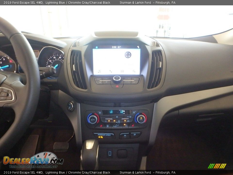 2019 Ford Escape SEL 4WD Lightning Blue / Chromite Gray/Charcoal Black Photo #13