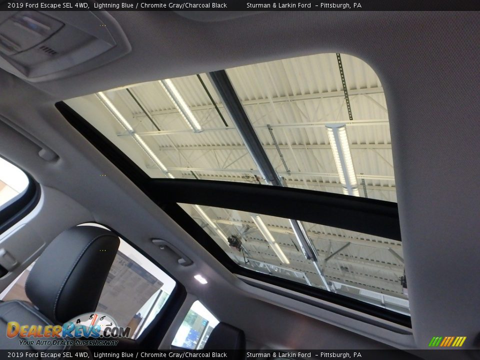 2019 Ford Escape SEL 4WD Lightning Blue / Chromite Gray/Charcoal Black Photo #15