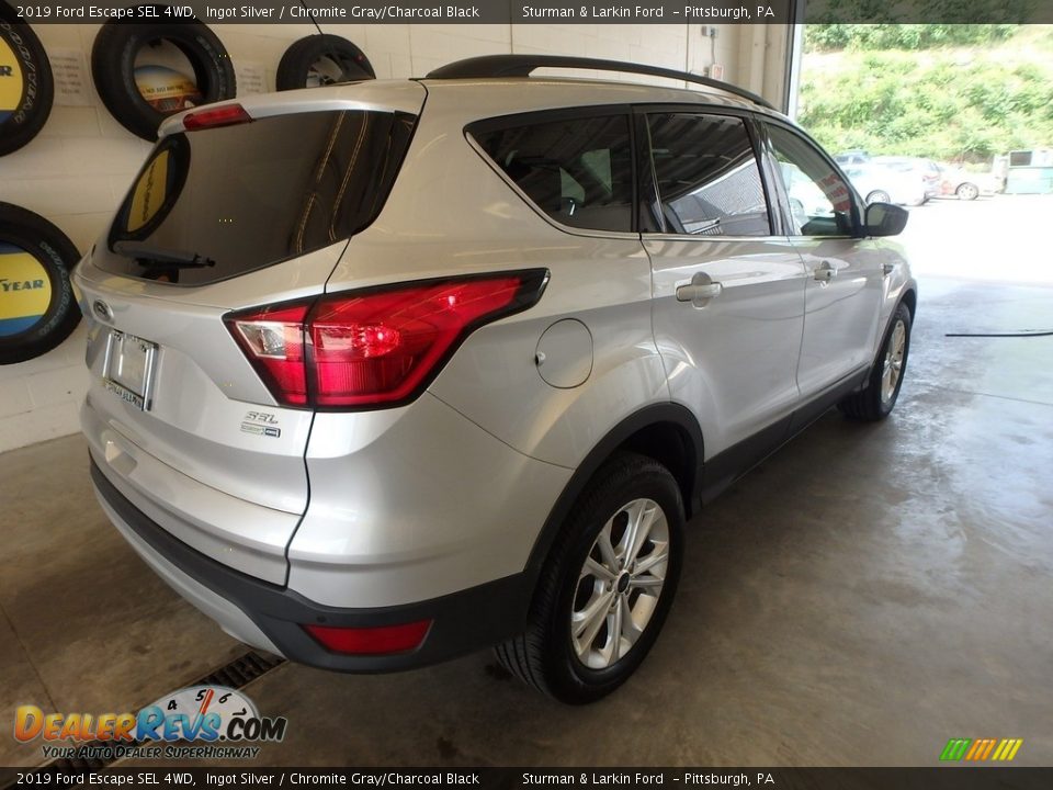 2019 Ford Escape SEL 4WD Ingot Silver / Chromite Gray/Charcoal Black Photo #2
