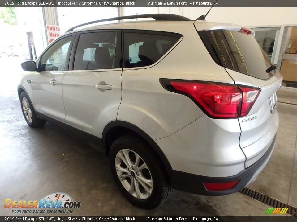 2019 Ford Escape SEL 4WD Ingot Silver / Chromite Gray/Charcoal Black Photo #3