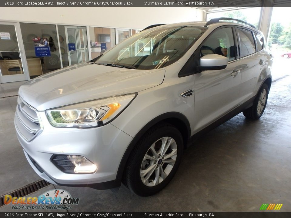 2019 Ford Escape SEL 4WD Ingot Silver / Chromite Gray/Charcoal Black Photo #4