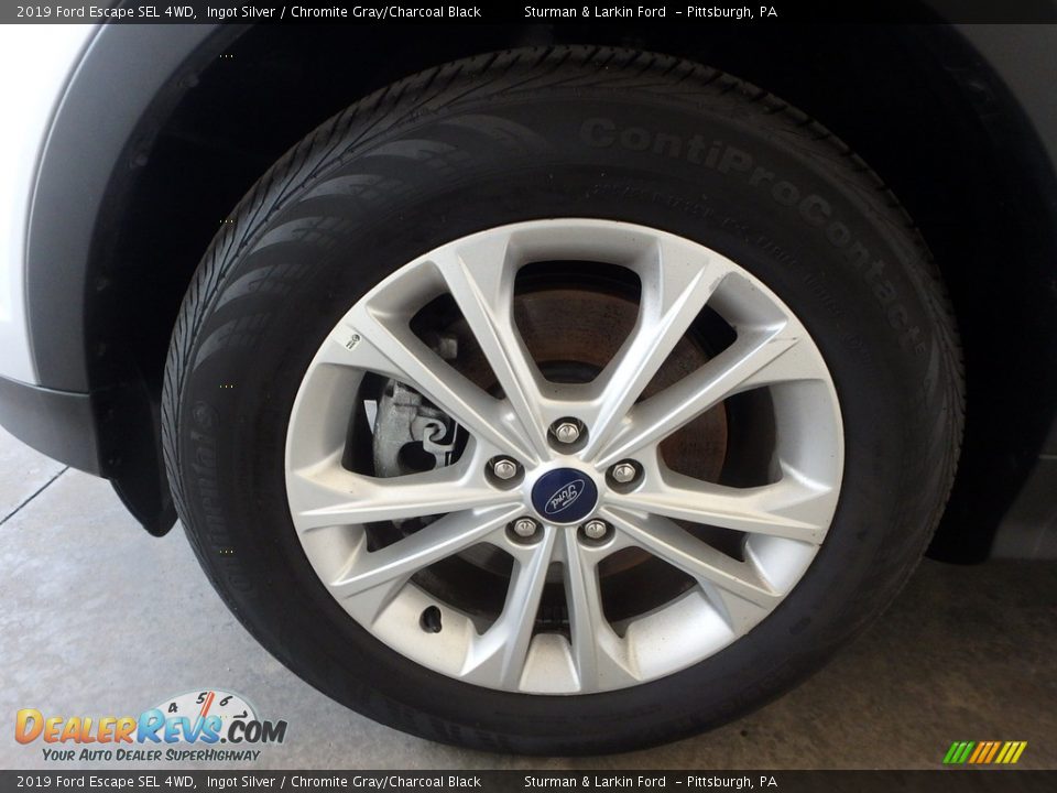 2019 Ford Escape SEL 4WD Ingot Silver / Chromite Gray/Charcoal Black Photo #5