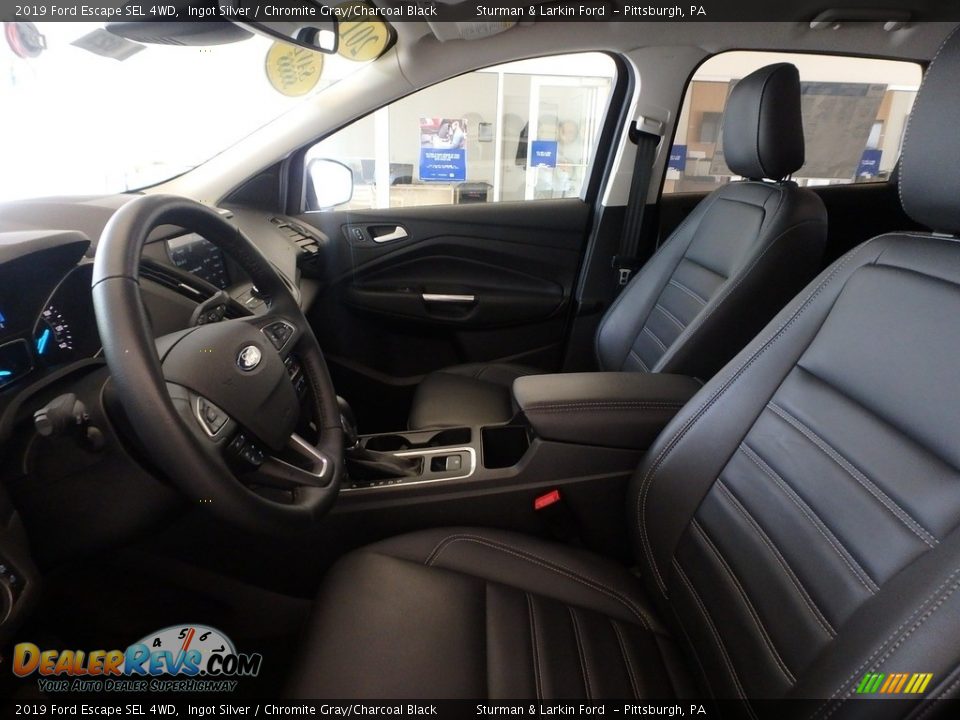 2019 Ford Escape SEL 4WD Ingot Silver / Chromite Gray/Charcoal Black Photo #6