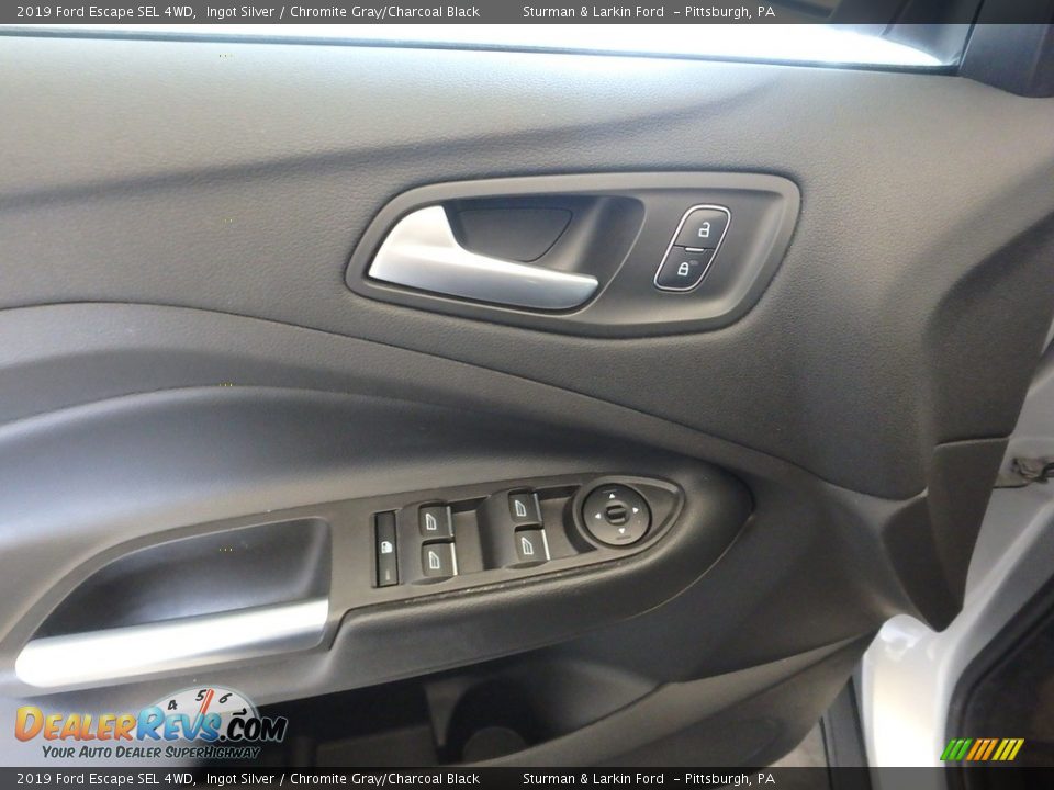 2019 Ford Escape SEL 4WD Ingot Silver / Chromite Gray/Charcoal Black Photo #10