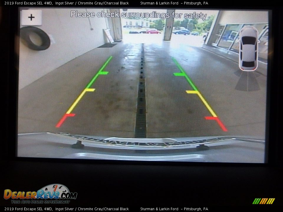 2019 Ford Escape SEL 4WD Ingot Silver / Chromite Gray/Charcoal Black Photo #12