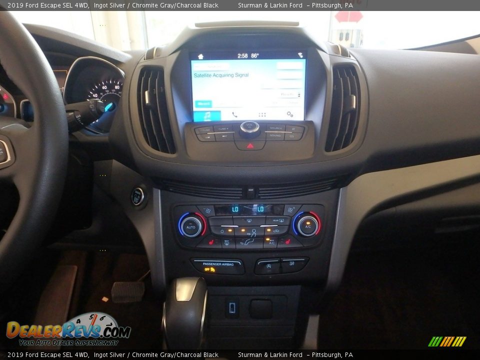 2019 Ford Escape SEL 4WD Ingot Silver / Chromite Gray/Charcoal Black Photo #13