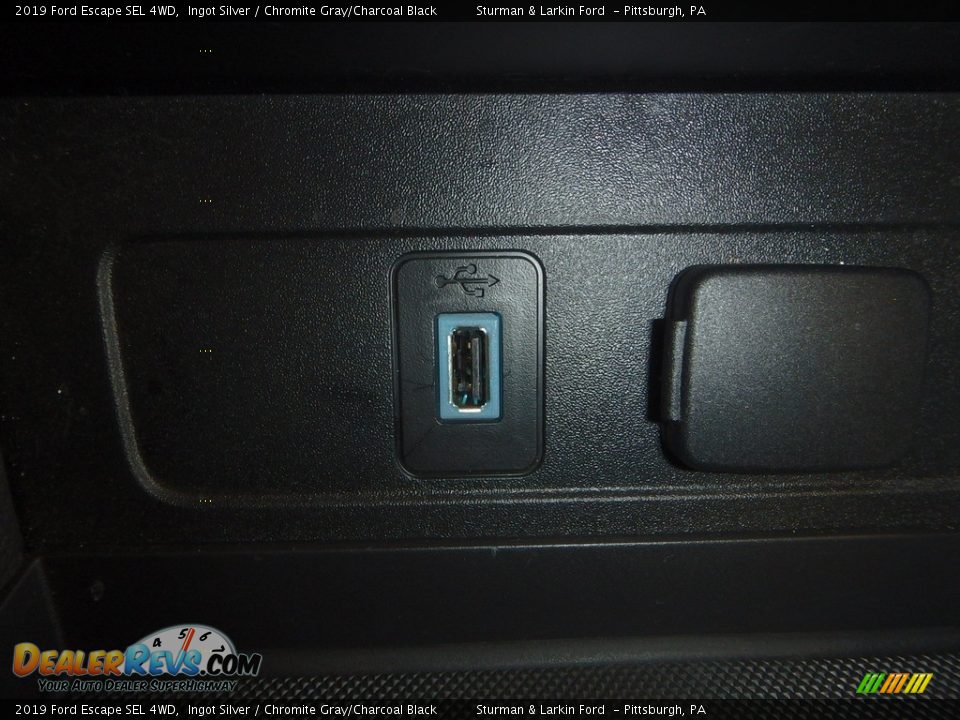 2019 Ford Escape SEL 4WD Ingot Silver / Chromite Gray/Charcoal Black Photo #15