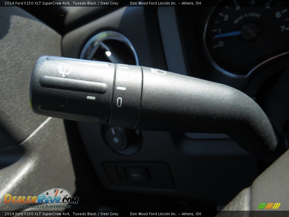 2014 Ford F150 XLT SuperCrew 4x4 Tuxedo Black / Steel Grey Photo #30