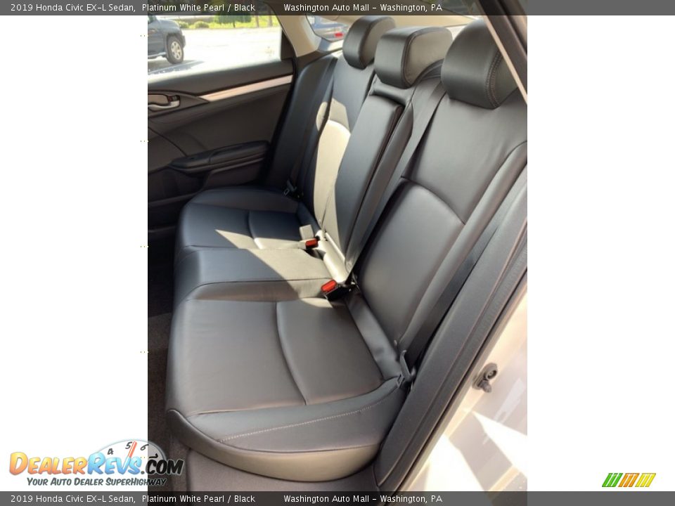 2019 Honda Civic EX-L Sedan Platinum White Pearl / Black Photo #18