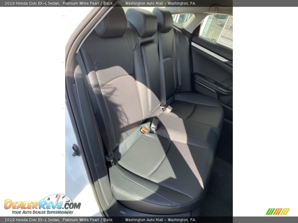 2019 Honda Civic EX-L Sedan Platinum White Pearl / Black Photo #23
