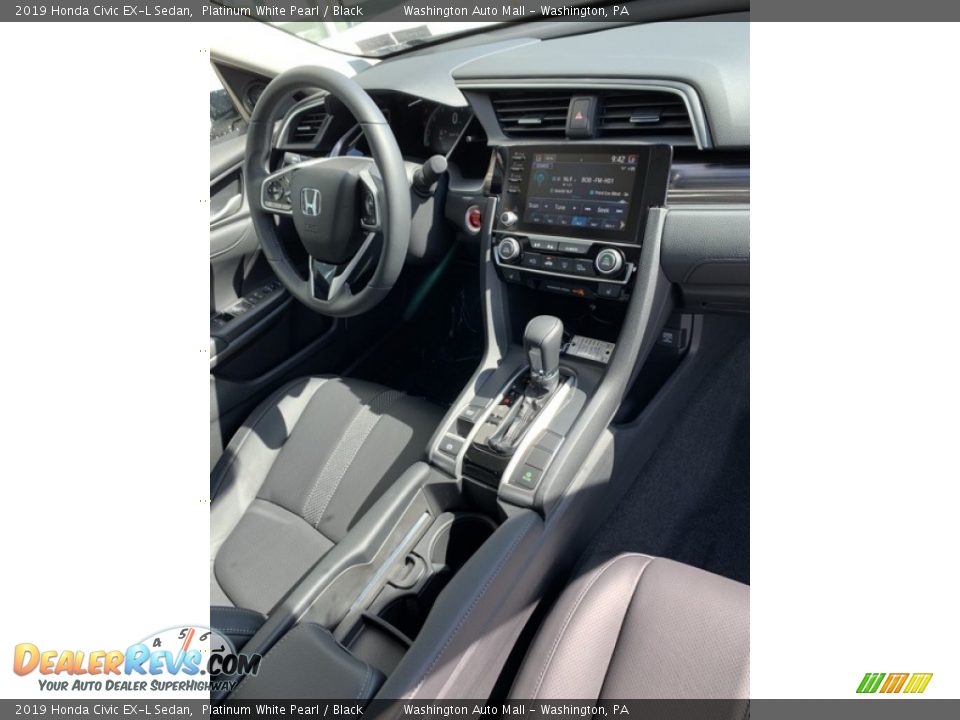 2019 Honda Civic EX-L Sedan Platinum White Pearl / Black Photo #27
