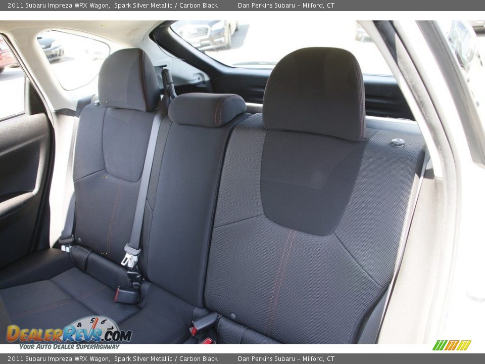 2011 Subaru Impreza WRX Wagon Spark Silver Metallic / Carbon Black Photo #12