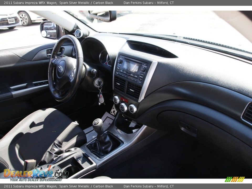 2011 Subaru Impreza WRX Wagon Spark Silver Metallic / Carbon Black Photo #15