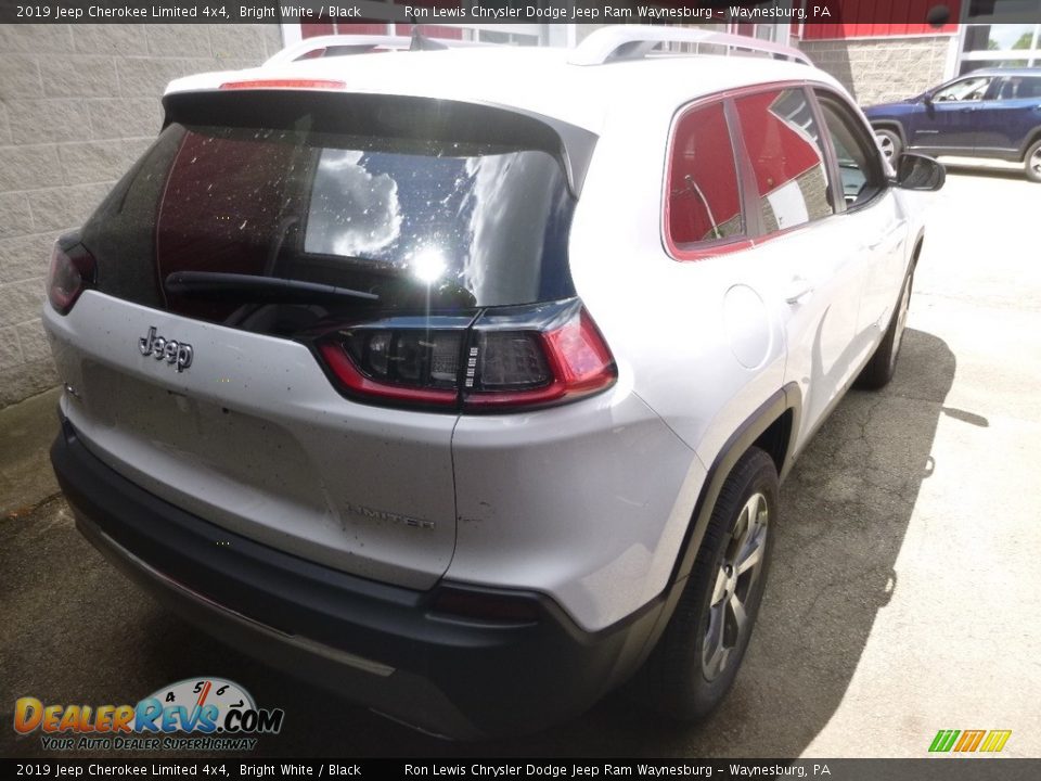 2019 Jeep Cherokee Limited 4x4 Bright White / Black Photo #4