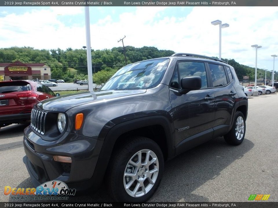 2019 Jeep Renegade Sport 4x4 Granite Crystal Metallic / Black Photo #1