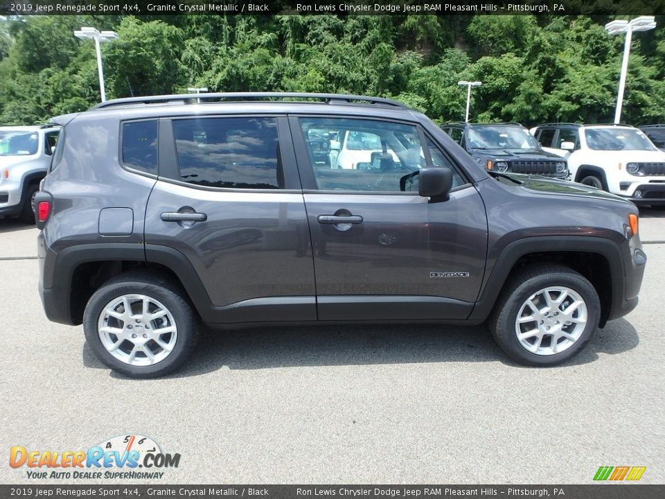 2019 Jeep Renegade Sport 4x4 Granite Crystal Metallic / Black Photo #7