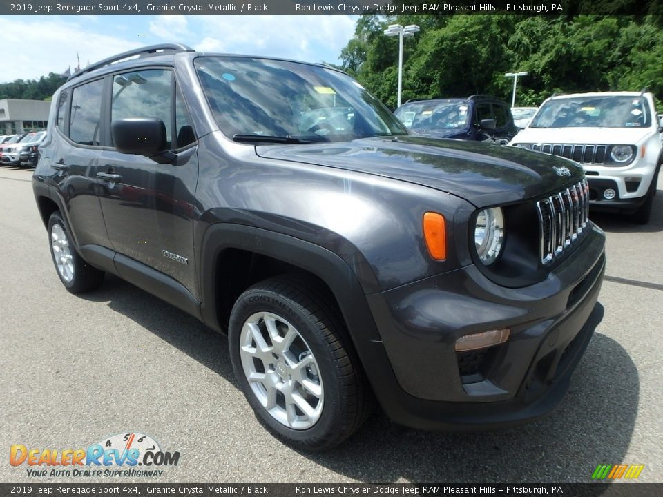 2019 Jeep Renegade Sport 4x4 Granite Crystal Metallic / Black Photo #8