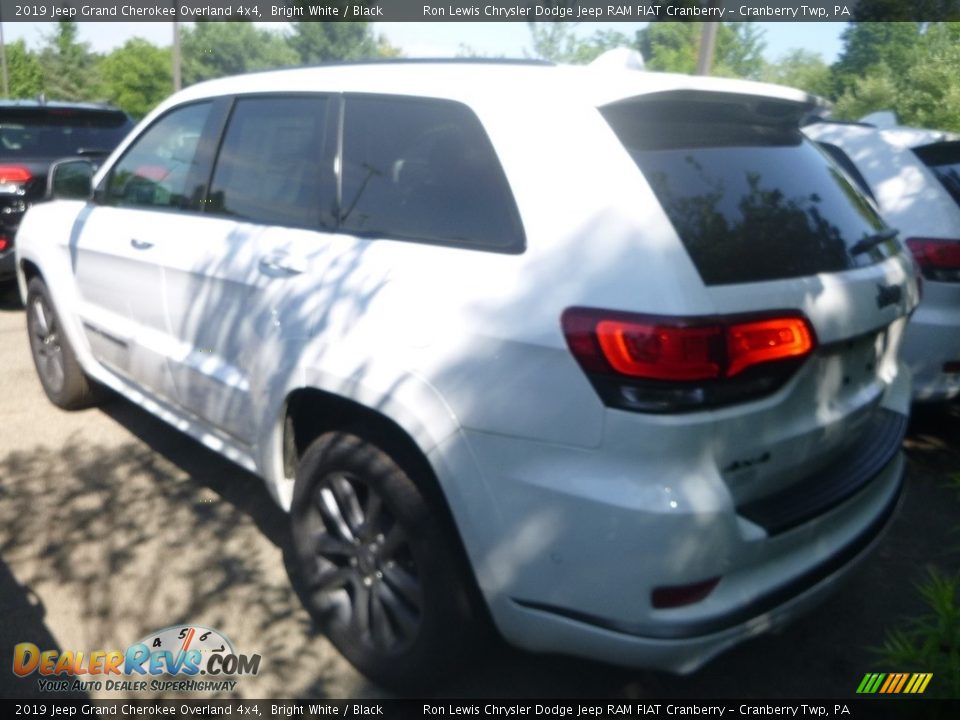 2019 Jeep Grand Cherokee Overland 4x4 Bright White / Black Photo #3