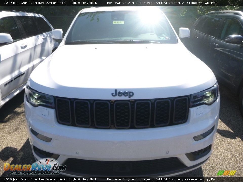 2019 Jeep Grand Cherokee Overland 4x4 Bright White / Black Photo #9