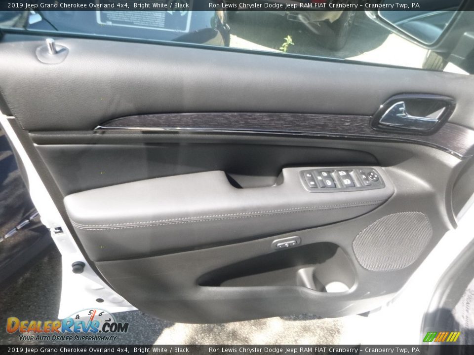2019 Jeep Grand Cherokee Overland 4x4 Bright White / Black Photo #10
