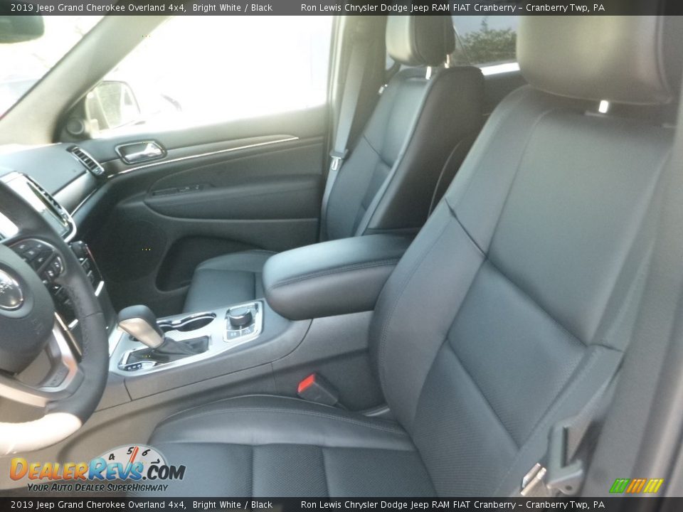 2019 Jeep Grand Cherokee Overland 4x4 Bright White / Black Photo #12