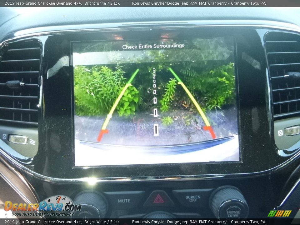 2019 Jeep Grand Cherokee Overland 4x4 Bright White / Black Photo #14