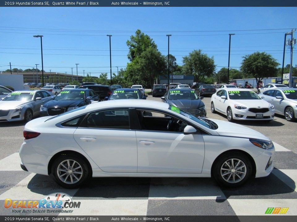 2019 Hyundai Sonata SE Quartz White Pearl / Black Photo #3