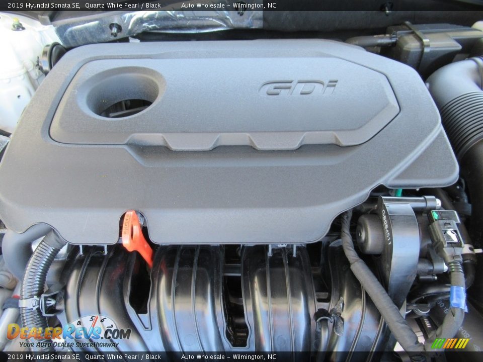 2019 Hyundai Sonata SE Quartz White Pearl / Black Photo #6